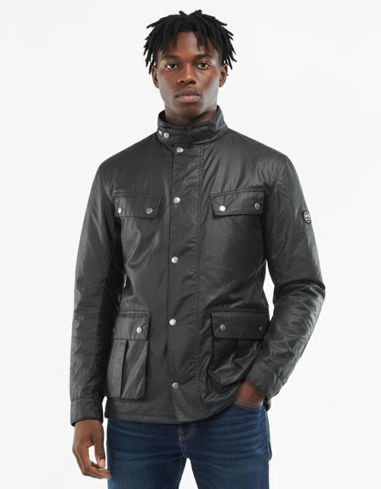 Tourer Duke Mens Wax Jacket - Black
