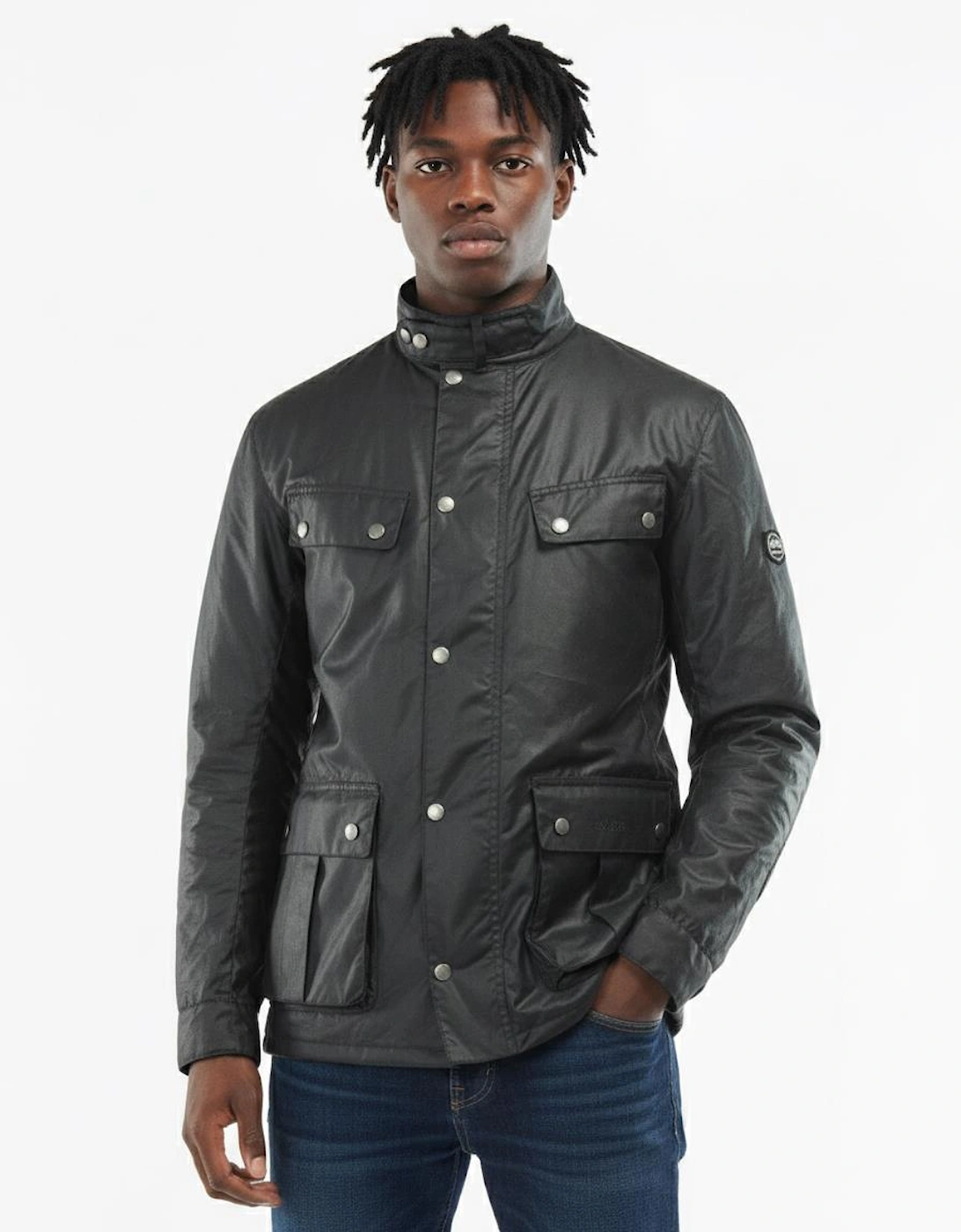 Tourer Duke Mens Wax Jacket - Black