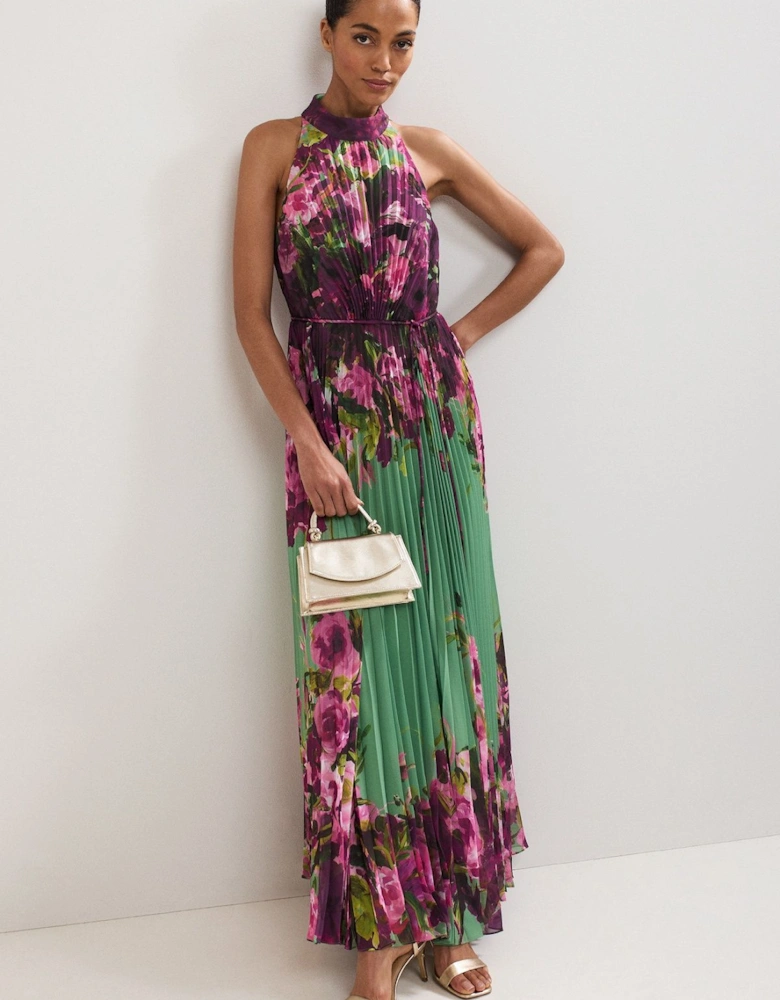 Dahlia Printed Maxi Dress