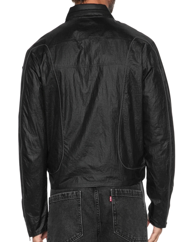 Motor Cross Style Black Jacket