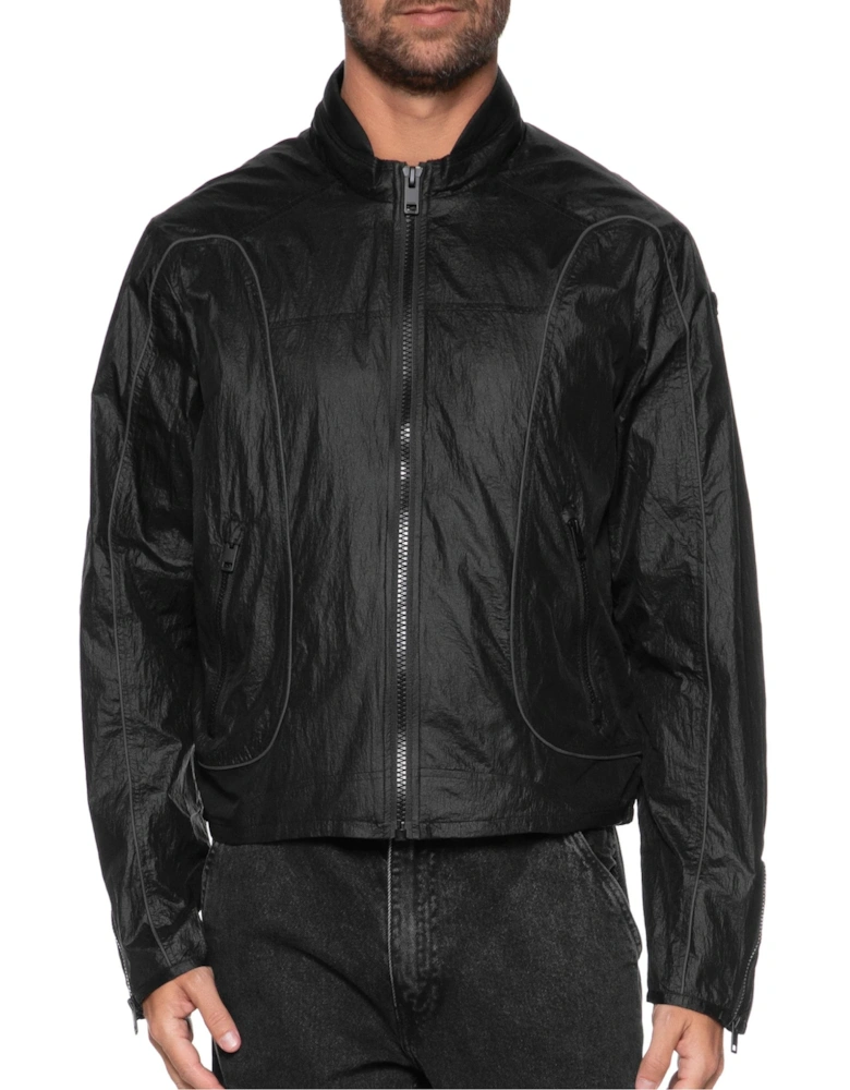 Motor Cross Style Black Jacket