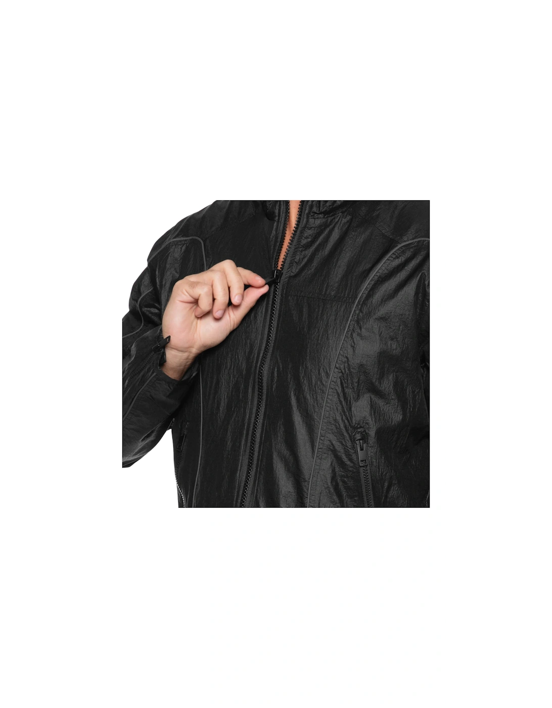 Motor Cross Style Black Jacket