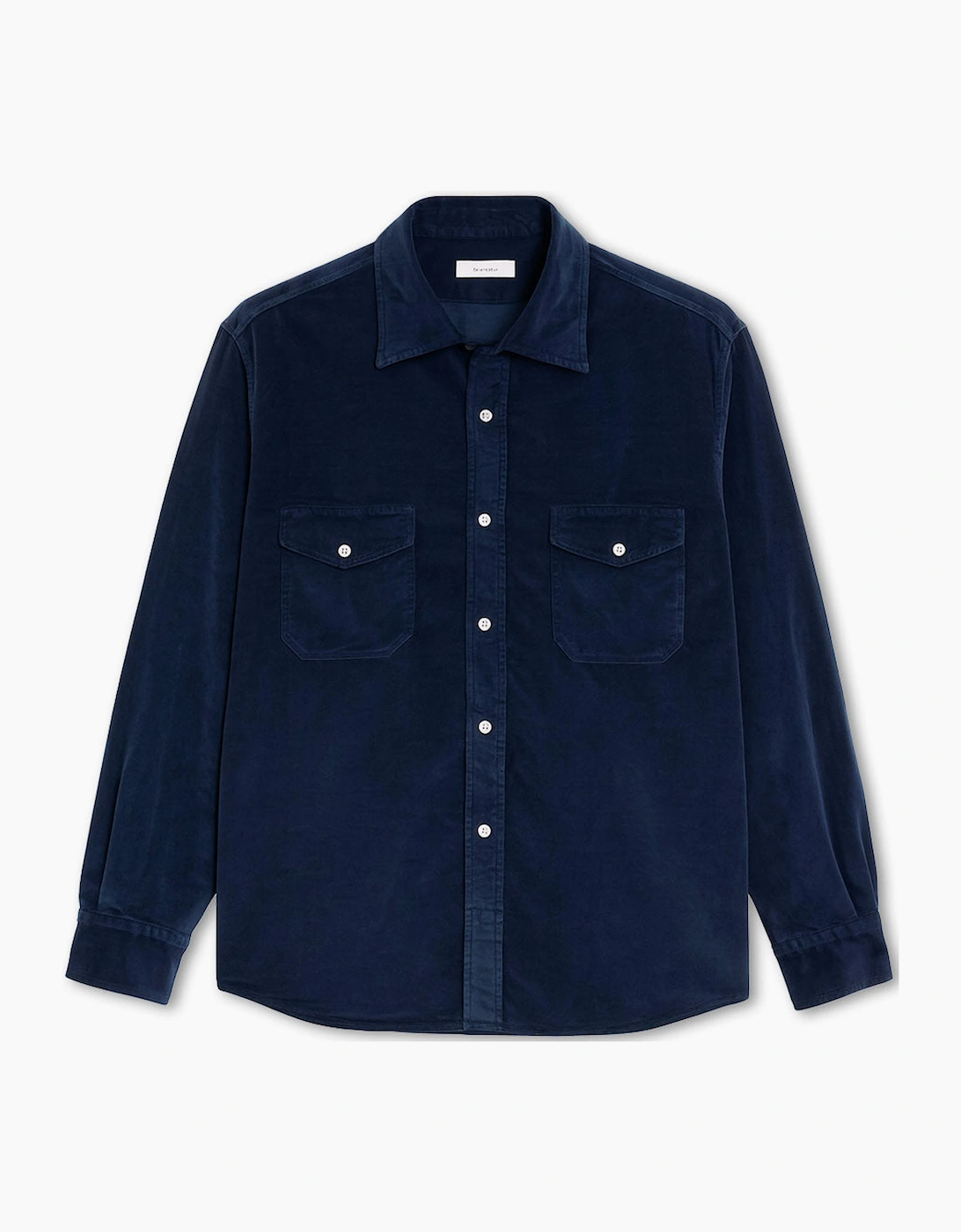 BOGLIOLI Men's Men's Boglioli Navy Brushed Cotton Shirt