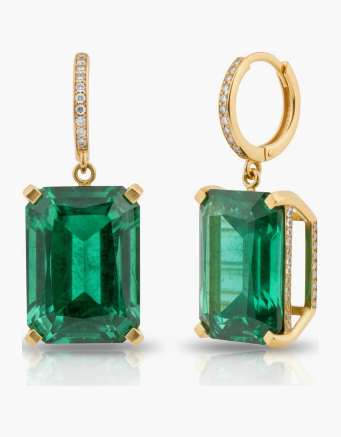 Labante London Vérité Emerald Pendant - Gold