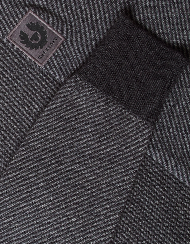 KILMINGTON HALF ZIP KNITWEAR CHARCOAL