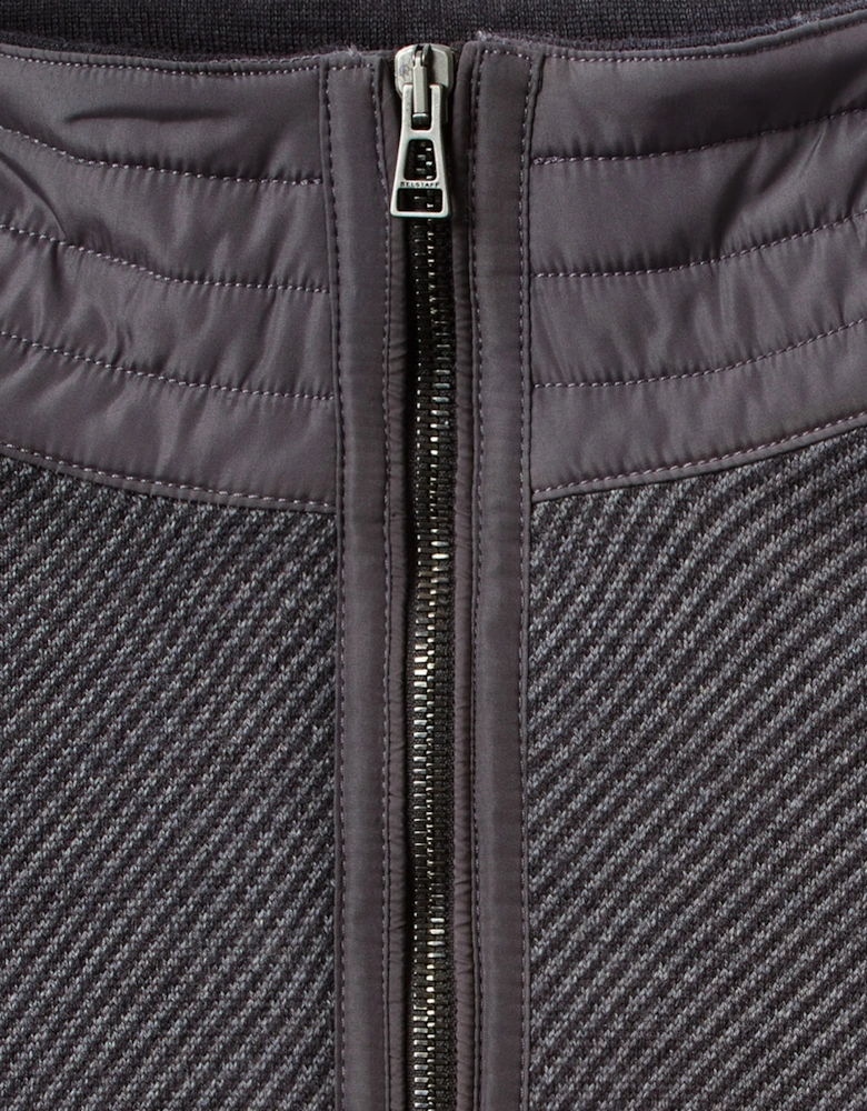 KILMINGTON HALF ZIP KNITWEAR CHARCOAL