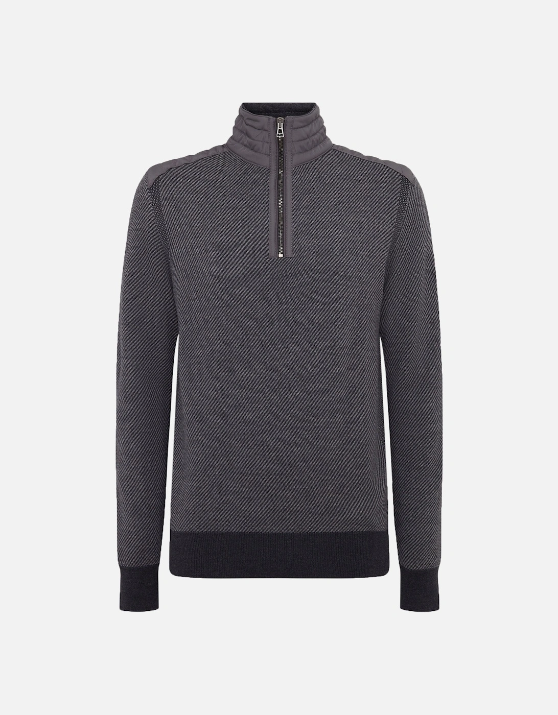 KILMINGTON HALF ZIP KNITWEAR CHARCOAL, 4 of 3