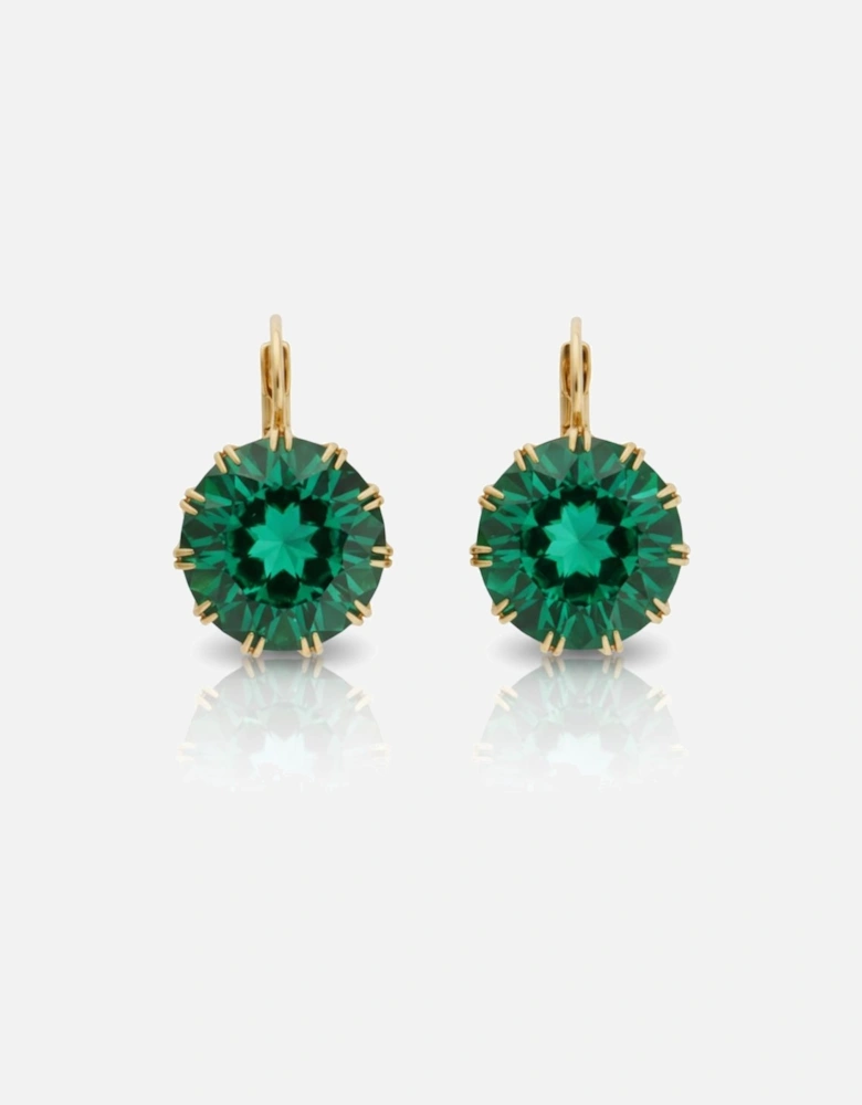 Lumine Emerald Hoops