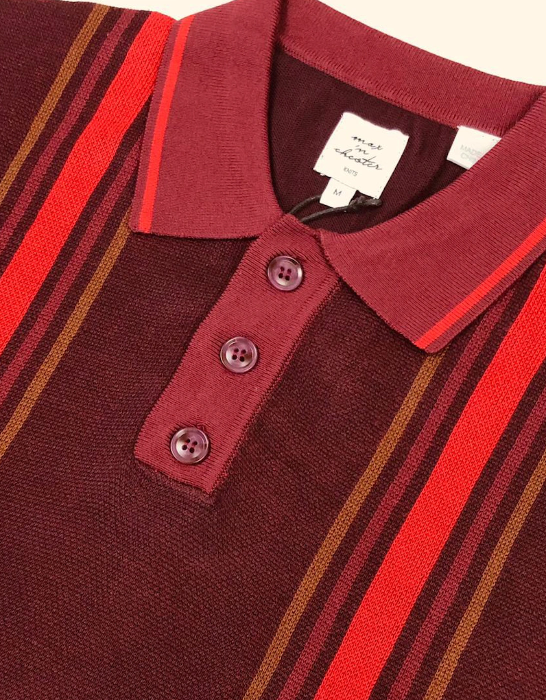 Max N Chester Wine Tasting/Haute Knitted L/S Polo Shirt