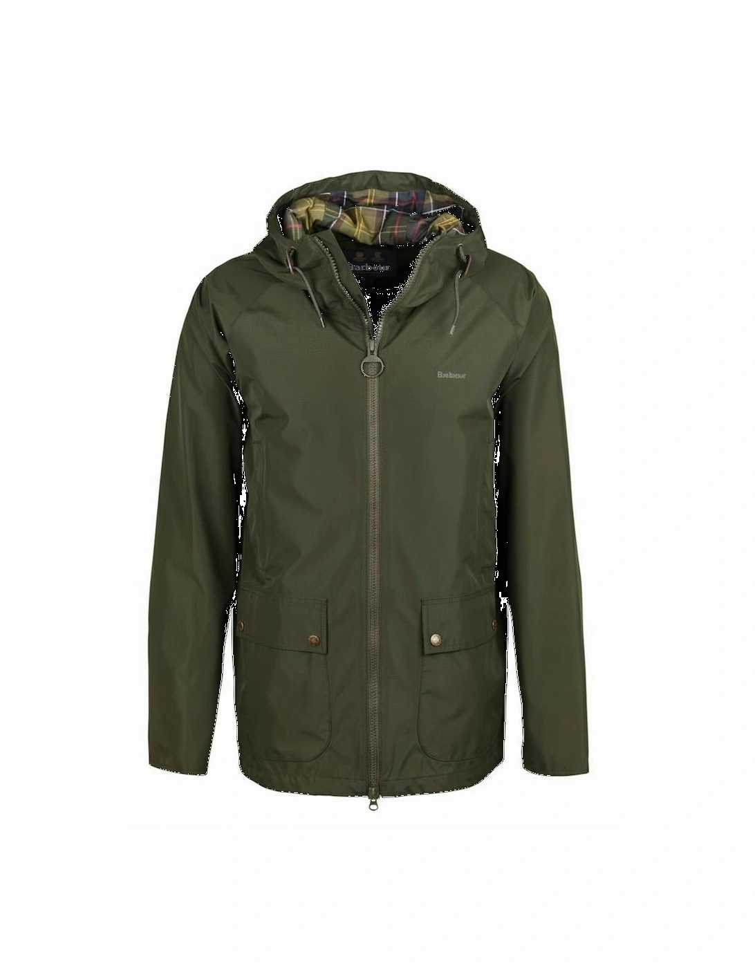 Hooded Domus Mens Waterproof Jacket - Sage/Classic, 13 of 12