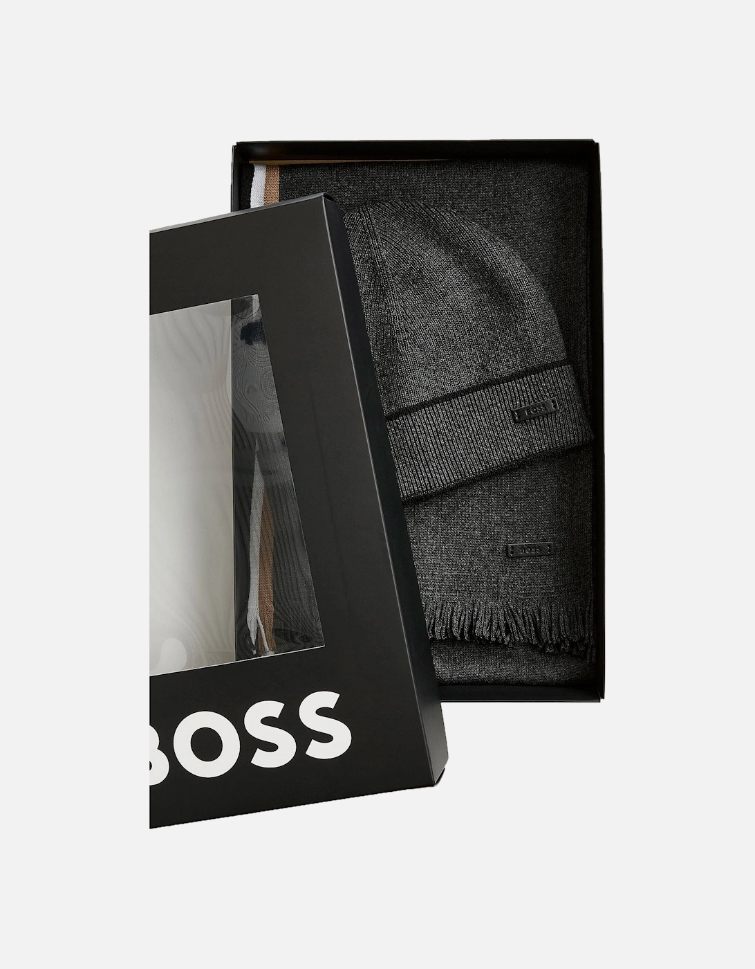 Boss Black HENZO SCARF MEDIUM GREY