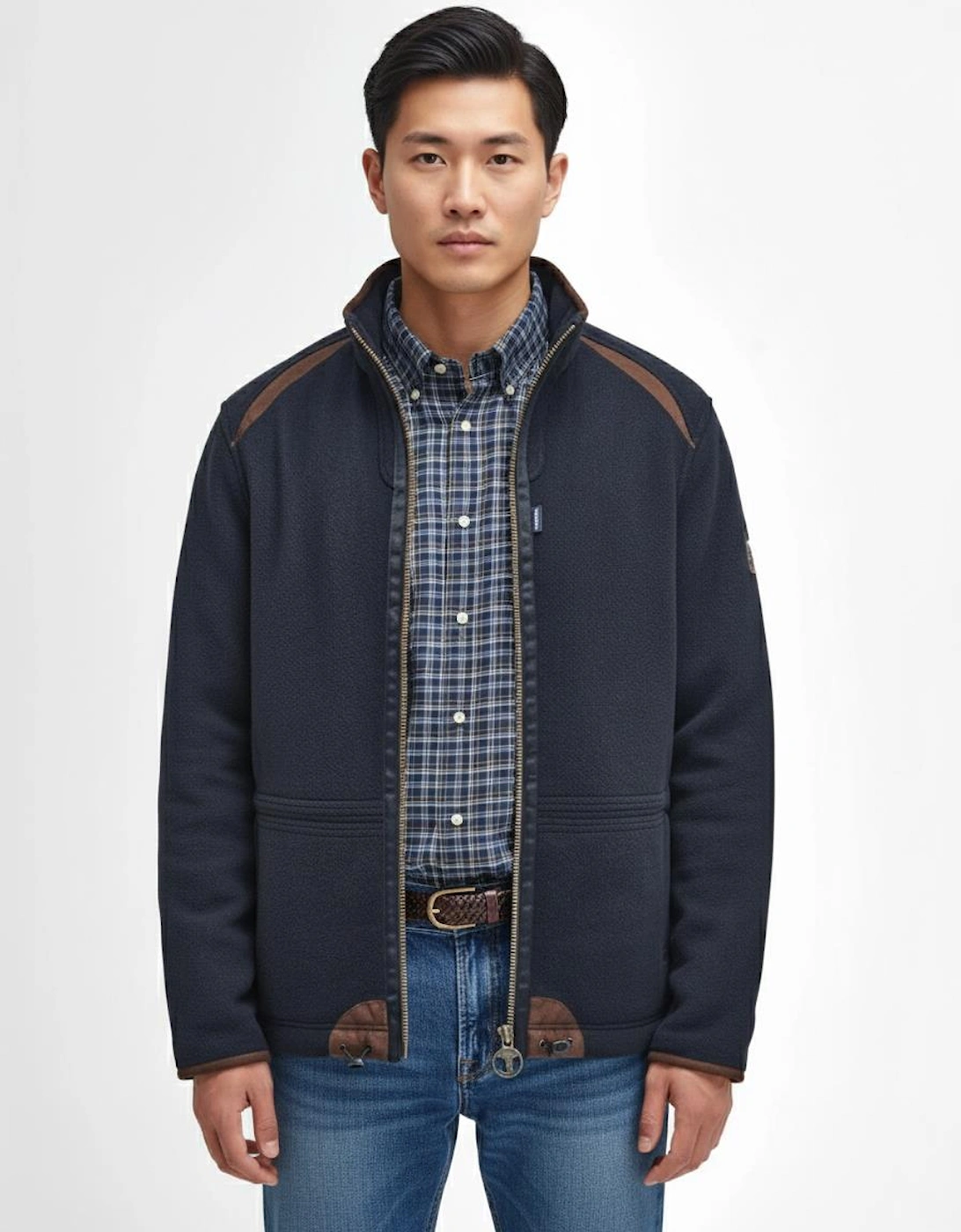 Langdale Mens Fleece Jacket - Navy