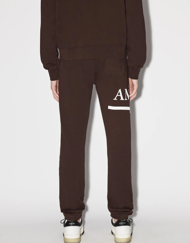 MA BAR LOGO SWEATPANTS BROWN
