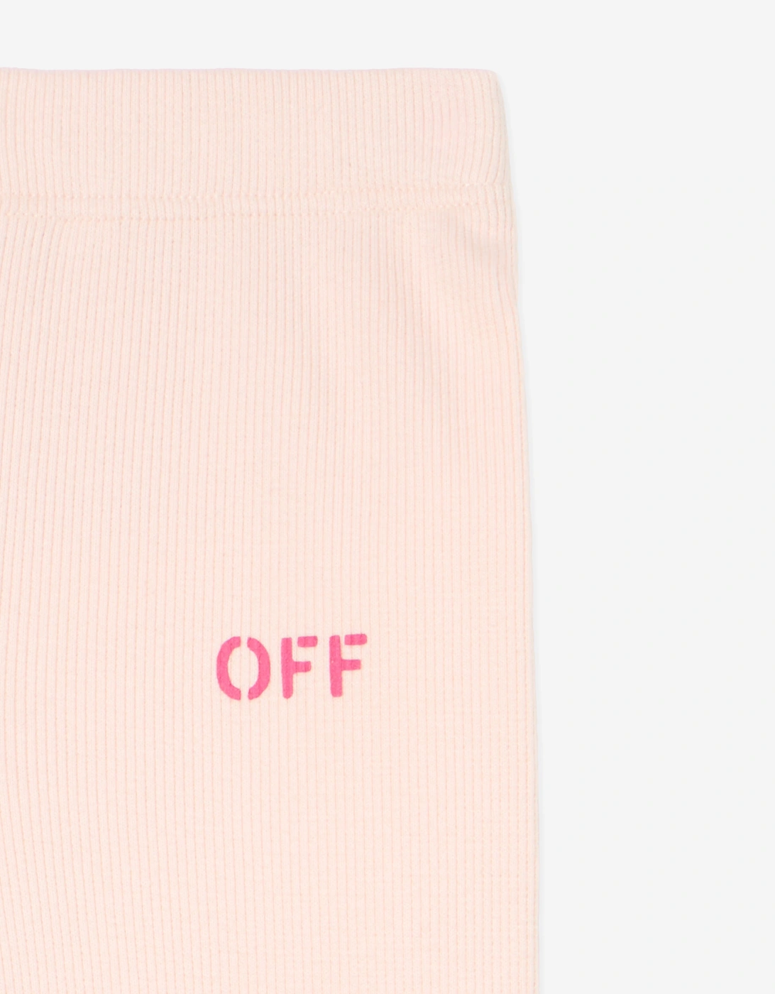 Baby Girls Off Stamp Leggings in Pink