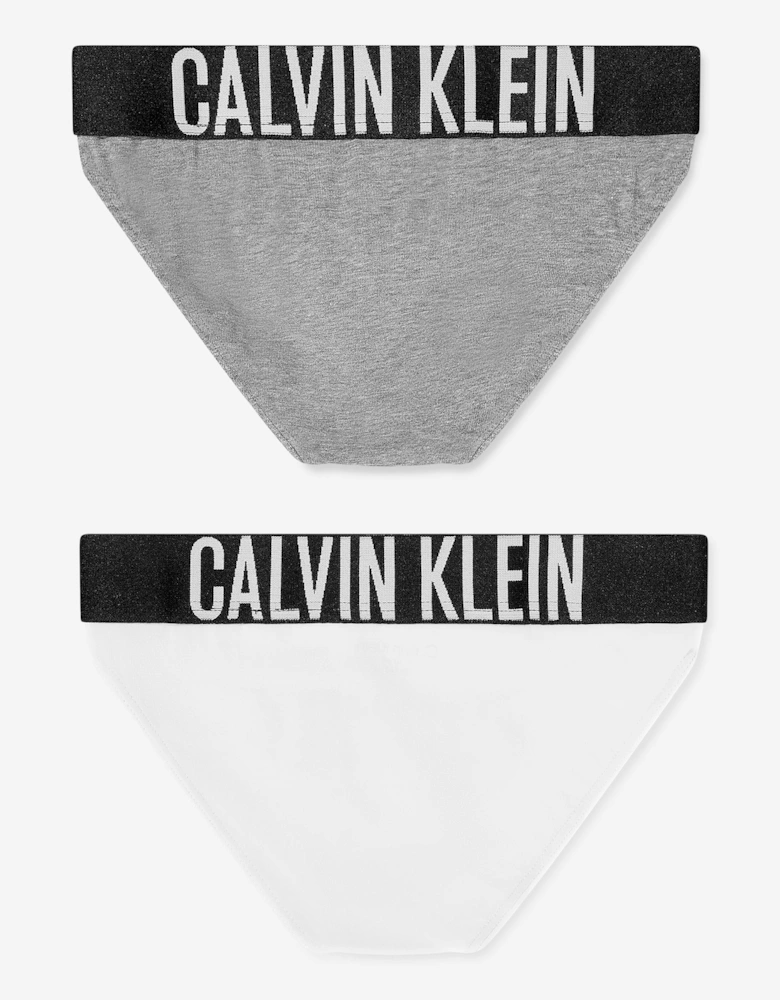 Girls 2 Pack Bikini Knickers Set in Multicolour