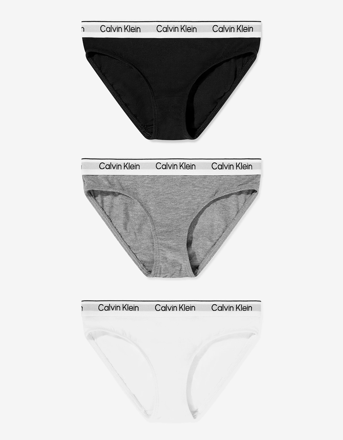 Calvin Klein Girls Multi 'S 3 Pack Bikini Knickers Set In Colour - Size: 8 Years/9 Years/10 Years Kids
