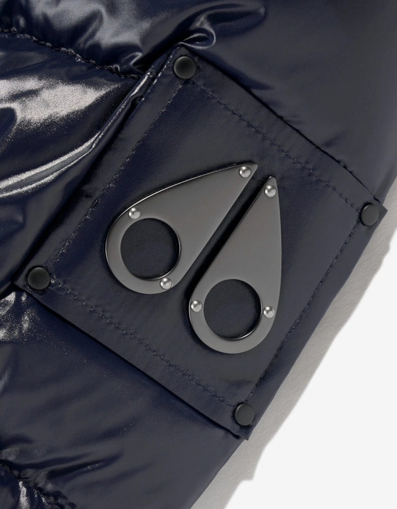 Kids Kings Down Padded Puffer Jacket in Navy