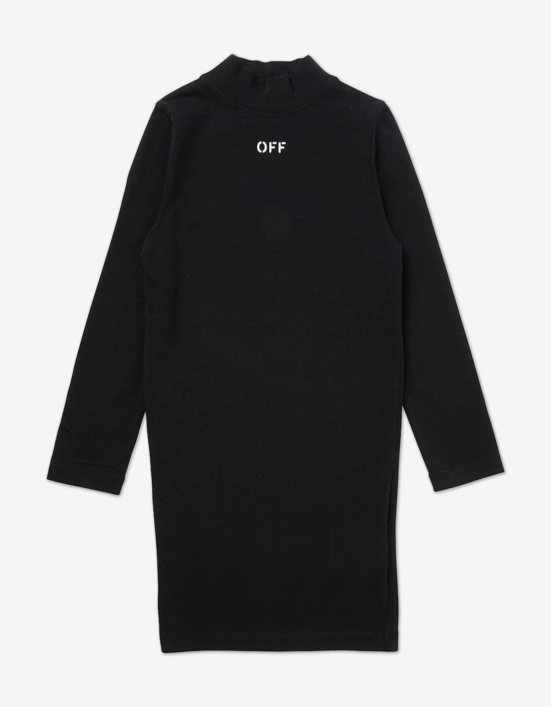 Girls Off Stamp 2nd Skin Dress in Black, 4 of 3