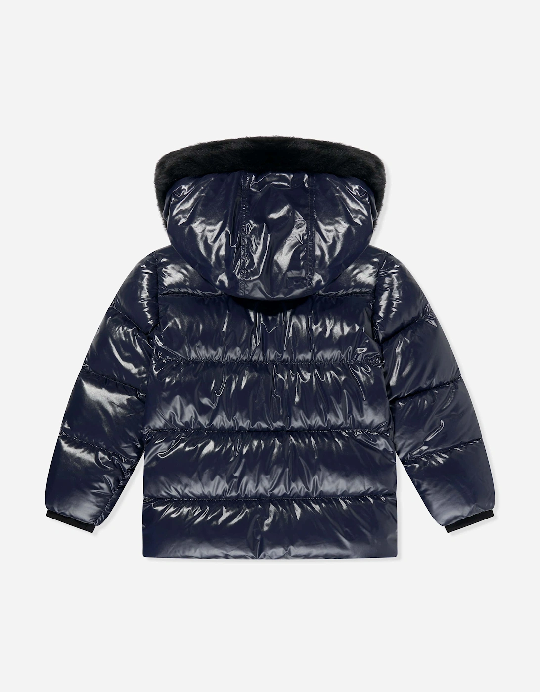Kids Kings Down Padded Puffer Jacket in Navy