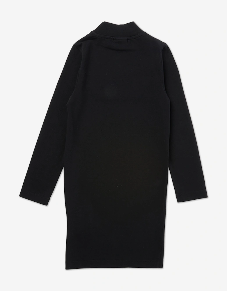 Girls Off Stamp 2nd Skin Dress in Black