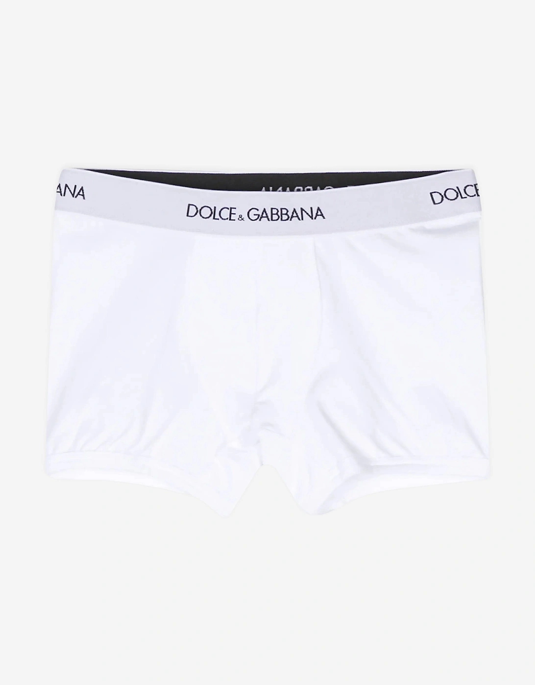 Boys 2 Pack Boxer Shorts Set in White