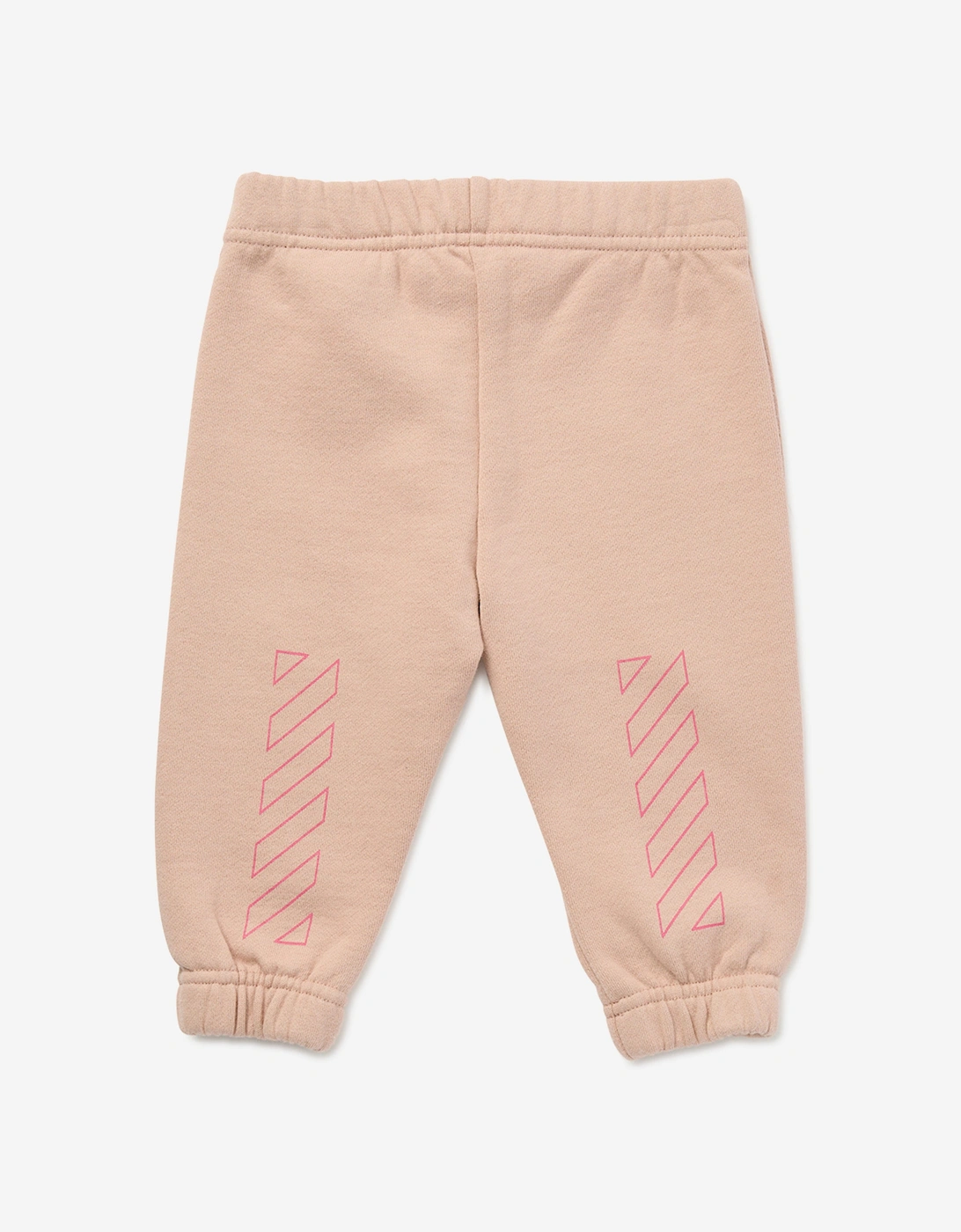 Baby Girls Bookish Diagonal Joggers in Pink
