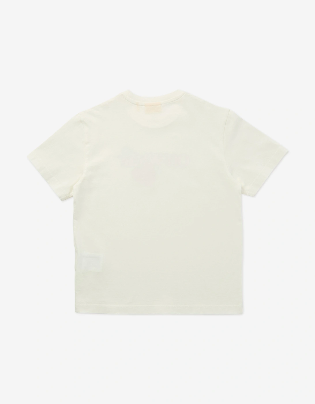 Girls Bookish Pop Heart T-Shirt in White