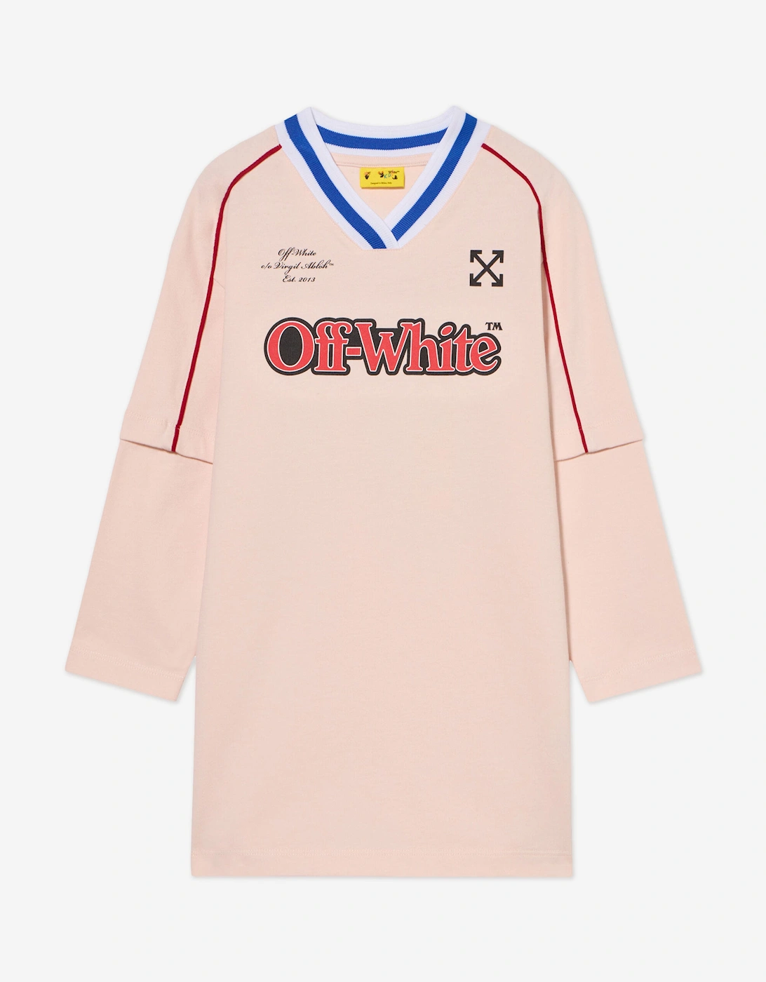 Girls Soccer Track Double Layer Dress in Pink, 5 of 4