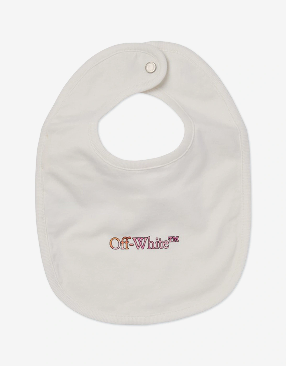 Baby Girls Bookish Watercolour Romper Set in White