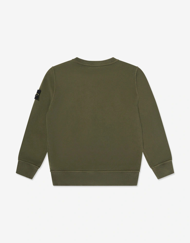 Boys Pocket Sweatshirt in Green