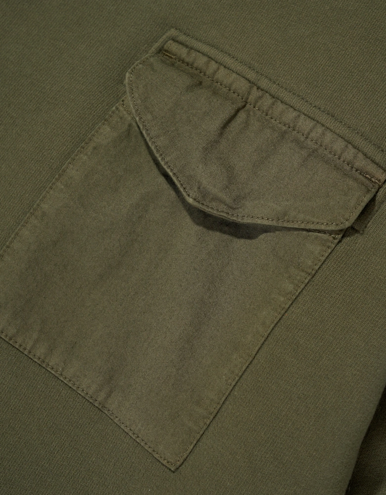 Boys Pocket Sweatshirt in Green