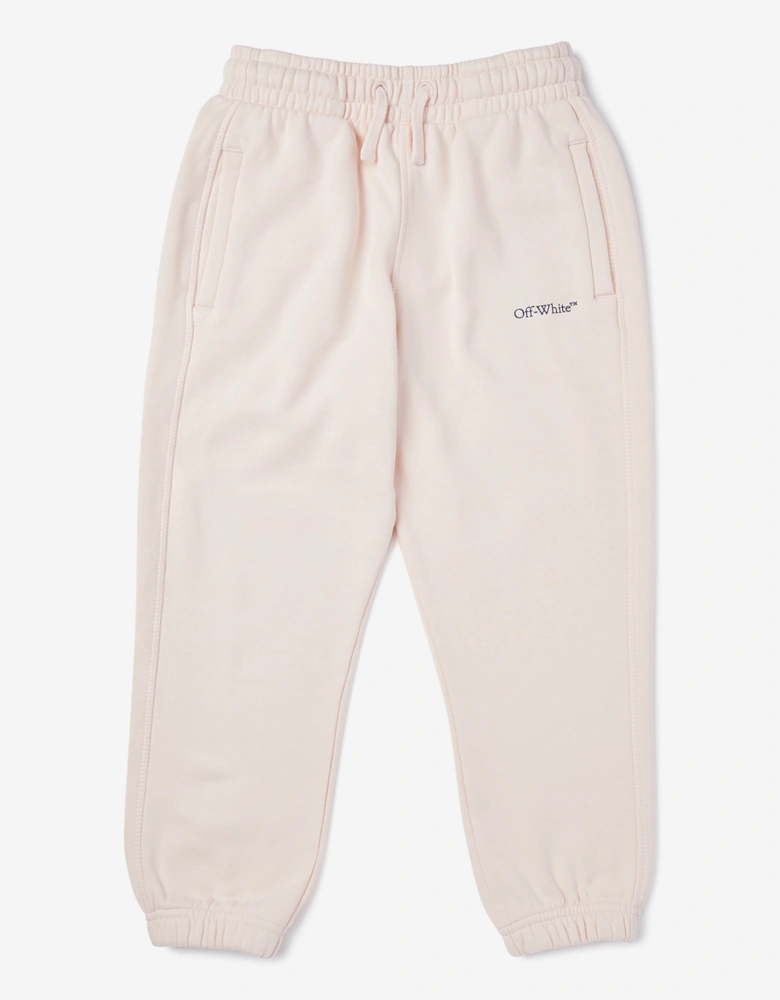 Girls Bookish Joggers in Pink