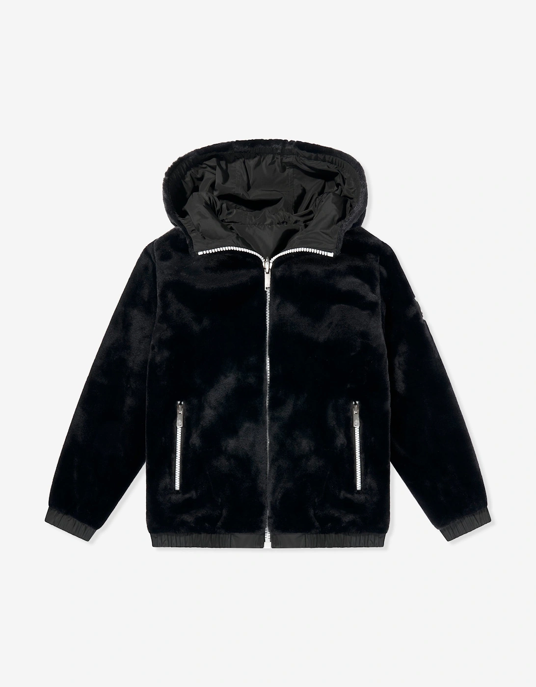 Kids Simcoe Reversible Bunny Jacket in Black