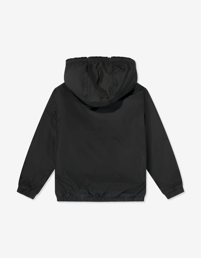 Kids Simcoe Reversible Bunny Jacket in Black