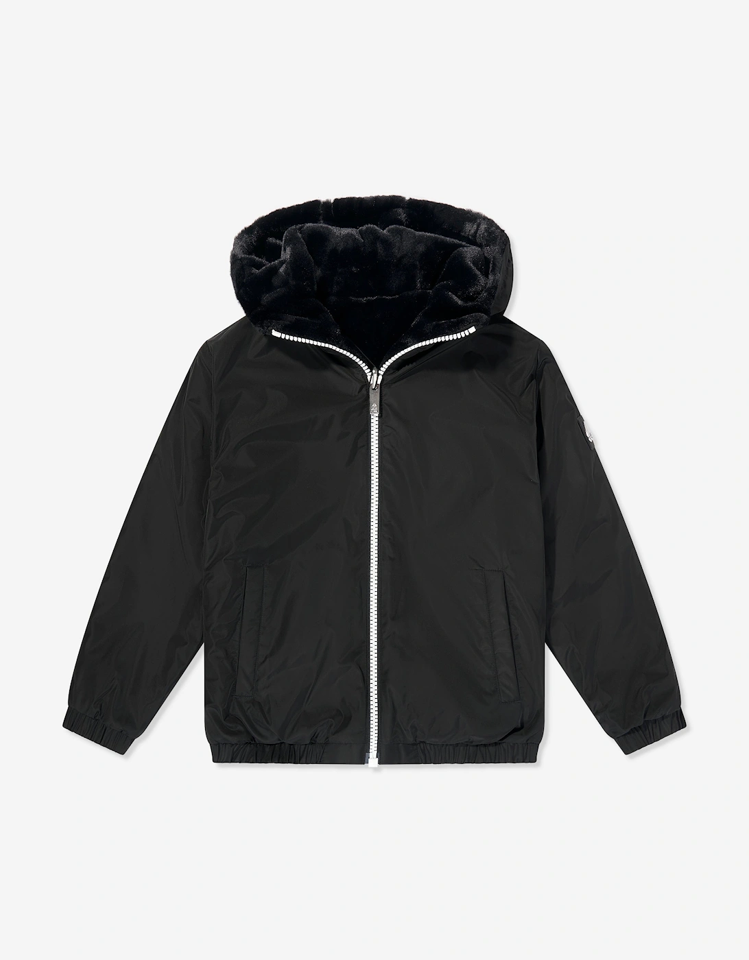 Kids Simcoe Reversible Bunny Jacket in Black