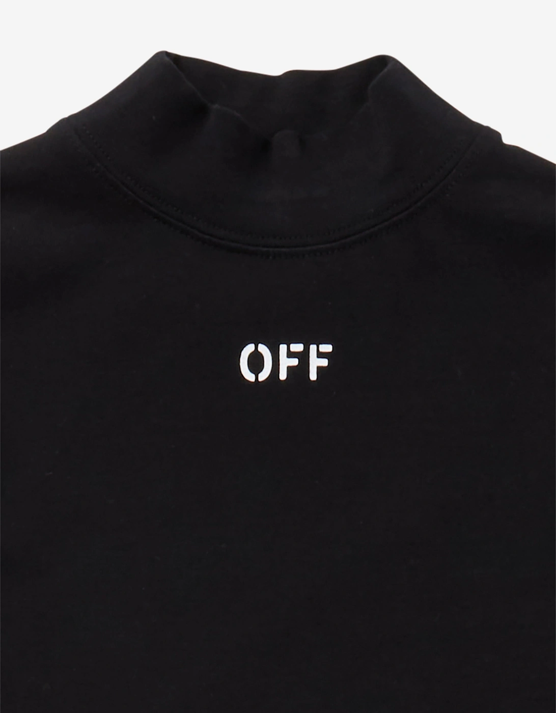 Girls Off Stamp 2nd Skin Top in Black