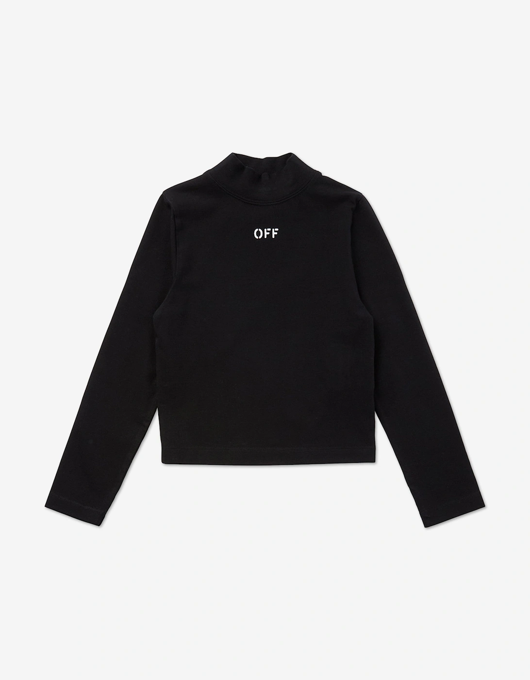 Girls Off Stamp 2nd Skin Top in Black, 4 of 3