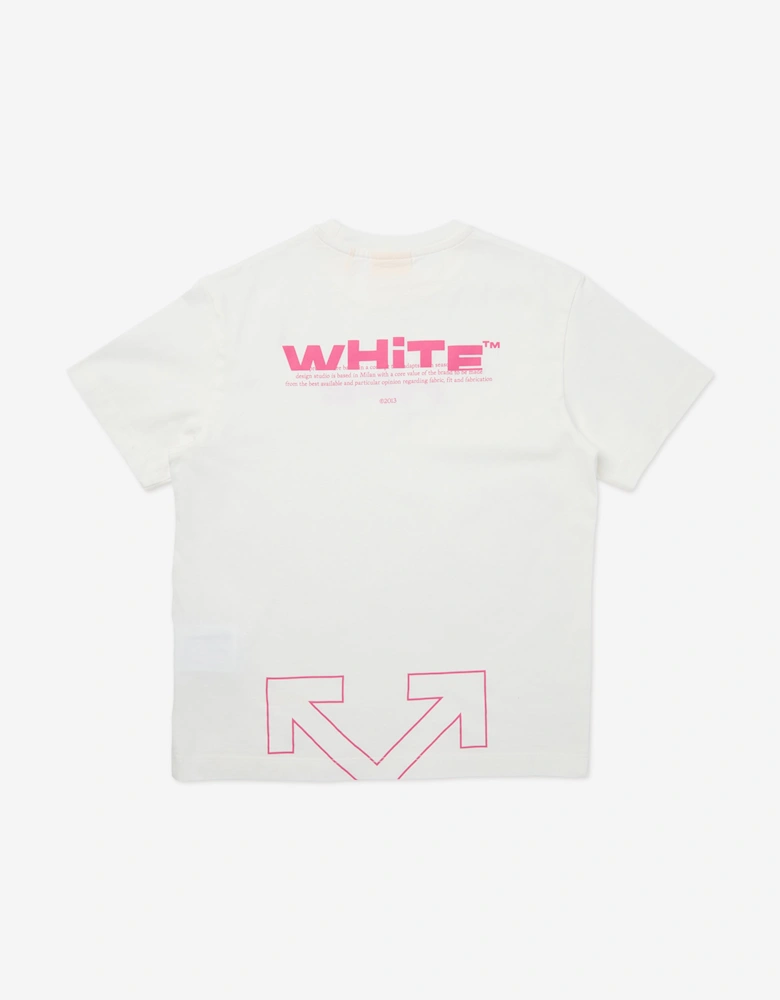 Girls Type Logo T-Shirt in White