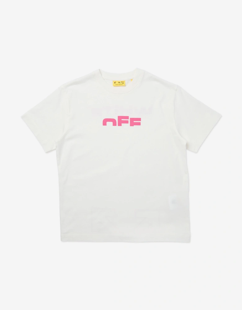 Girls Type Logo T-Shirt in White