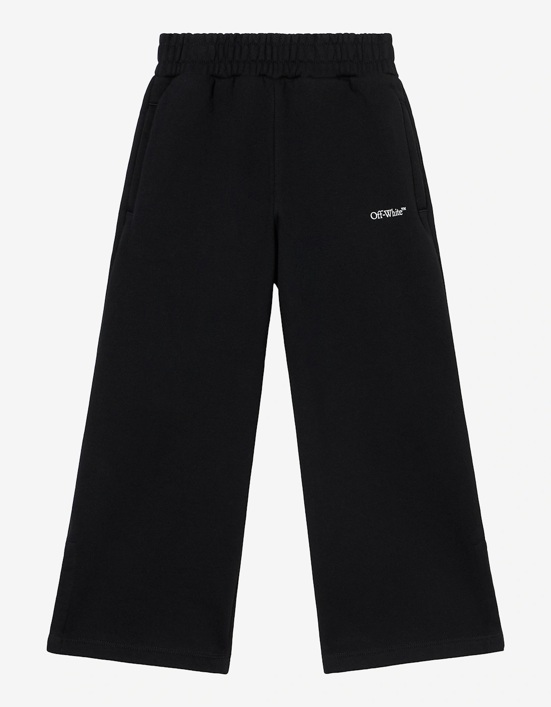 Girls Bookish Wide Leg Joggers in Black, 4 of 3