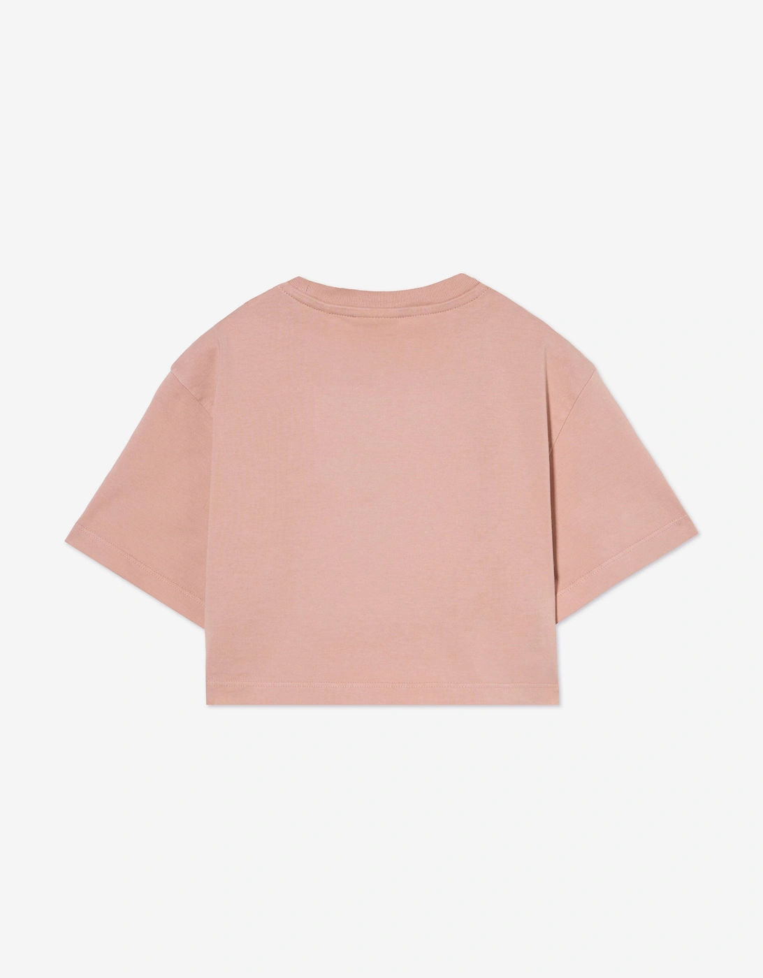 Girls Arrow Studs Boxy T-Shirt in Pink