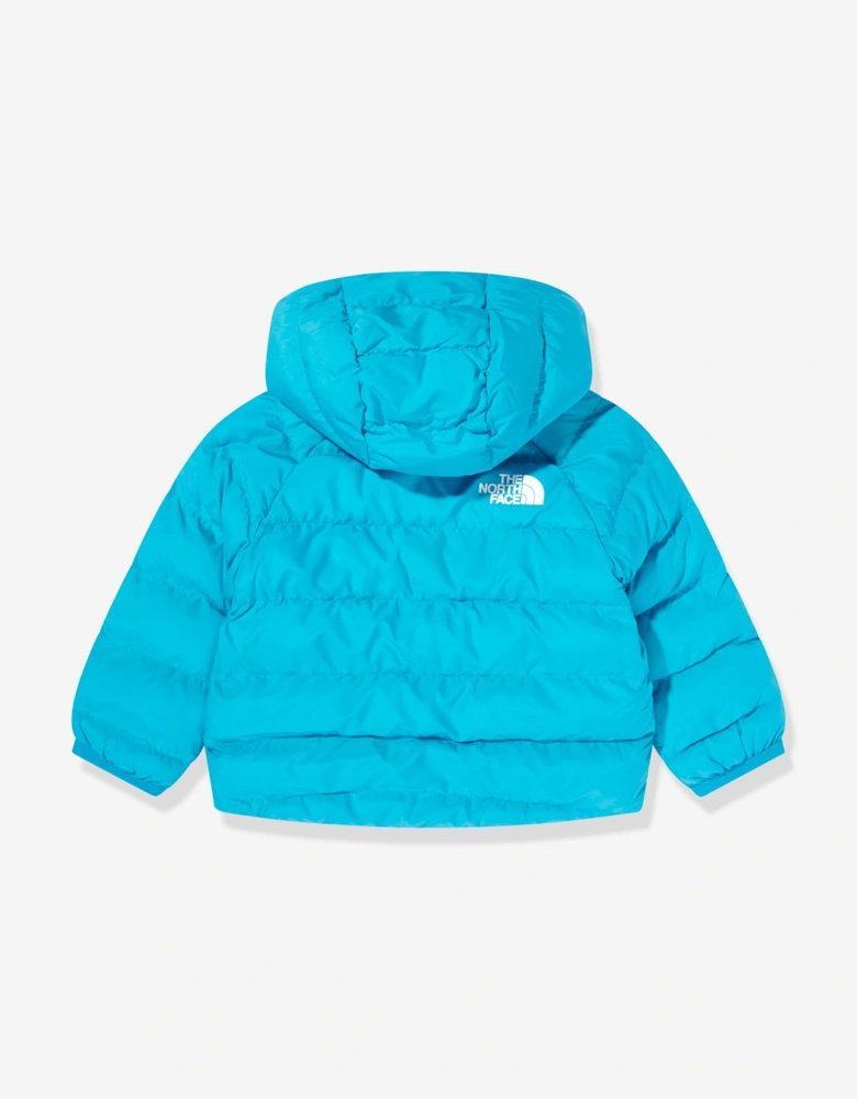 Baby Reversible Perrito Hooded Jacket in Blue
