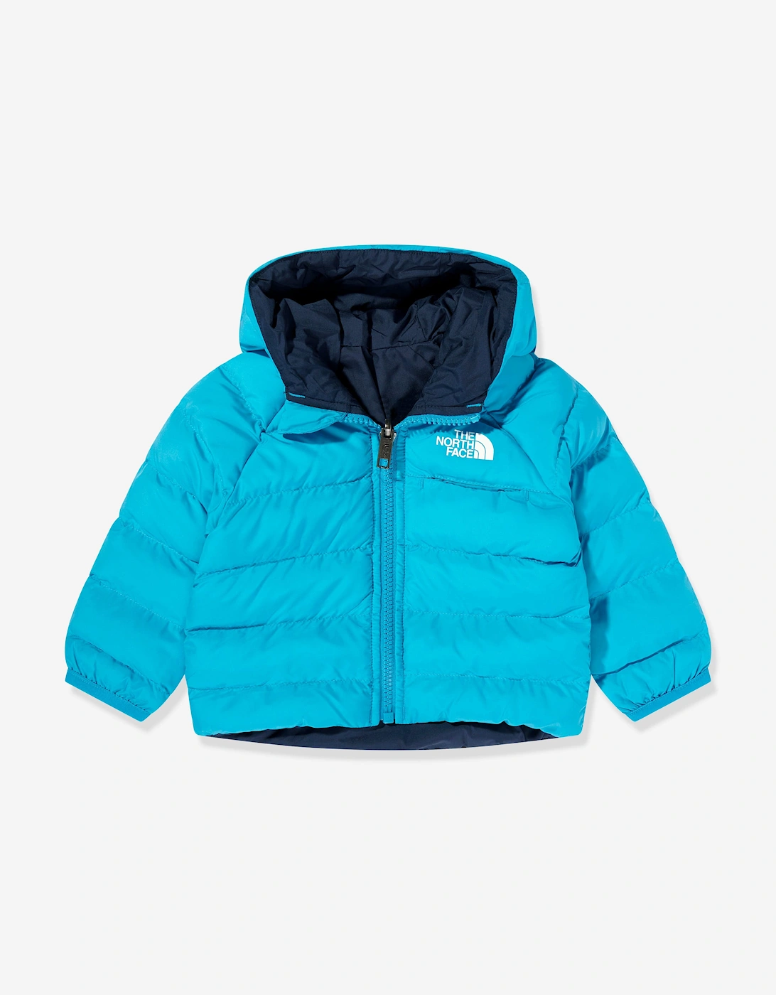 Baby Reversible Perrito Hooded Jacket in Blue