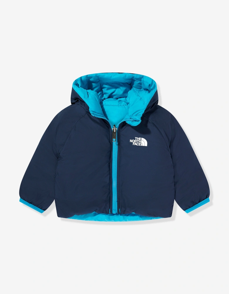 Baby Reversible Perrito Hooded Jacket in Blue