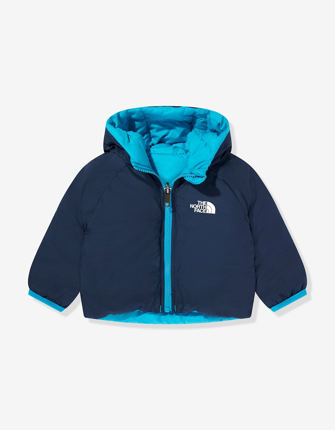 Baby Reversible Perrito Hooded Jacket in Blue
