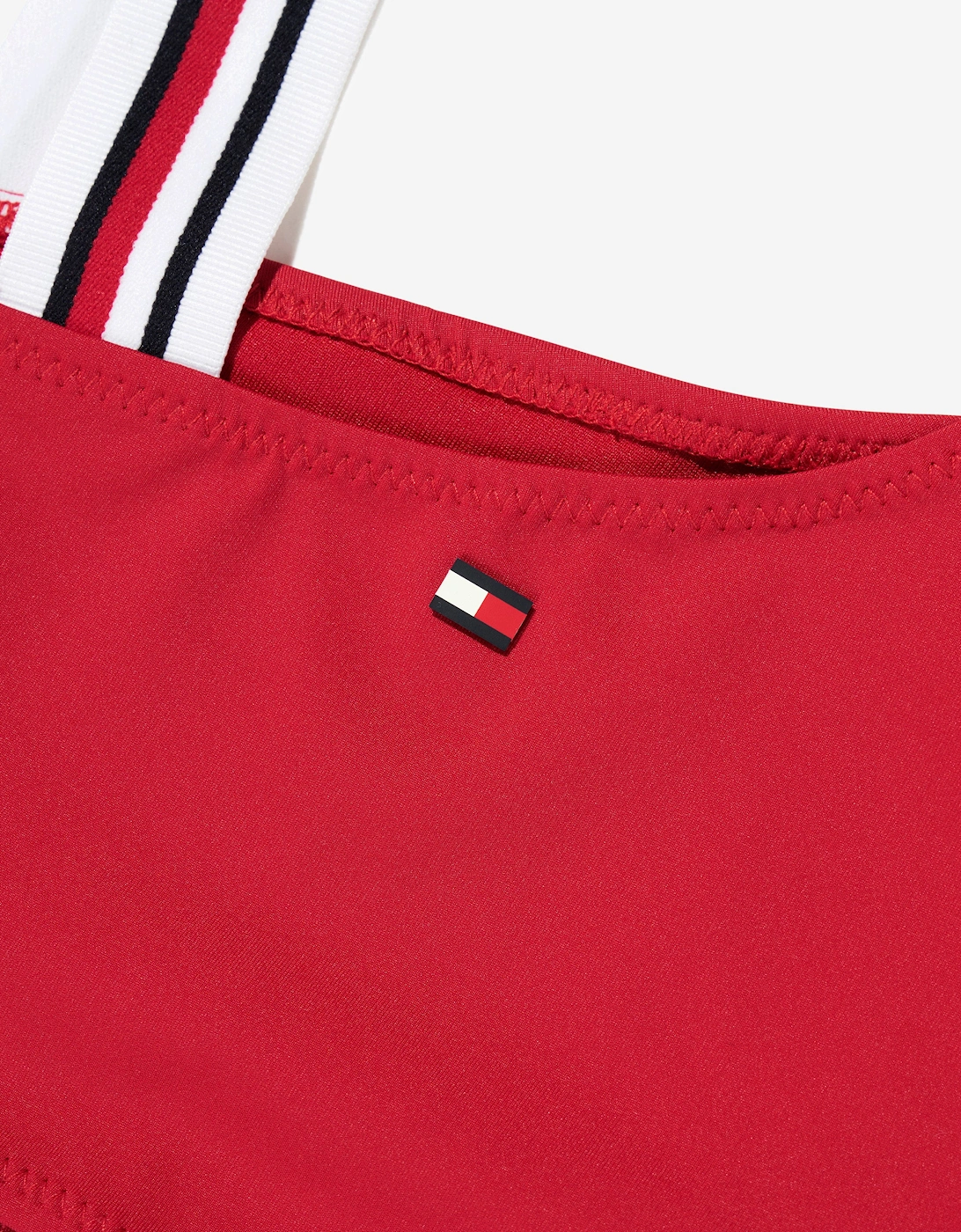 Girls One Shoulder Bikini in Red