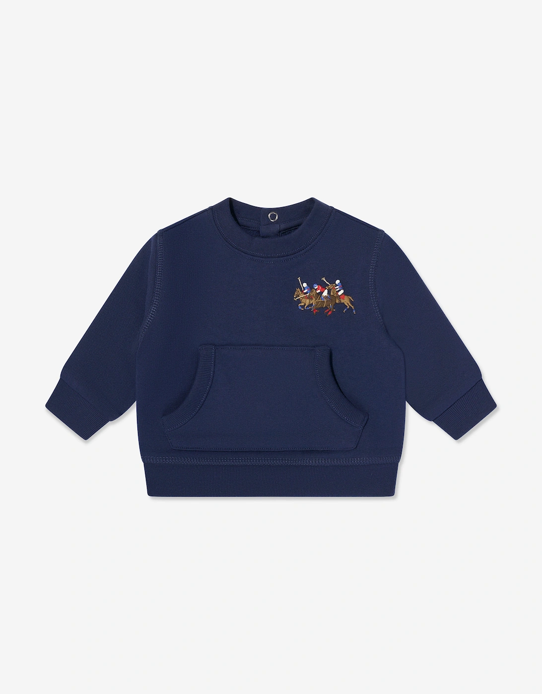 Baby Boys Polo Player Tracksuit in Navy