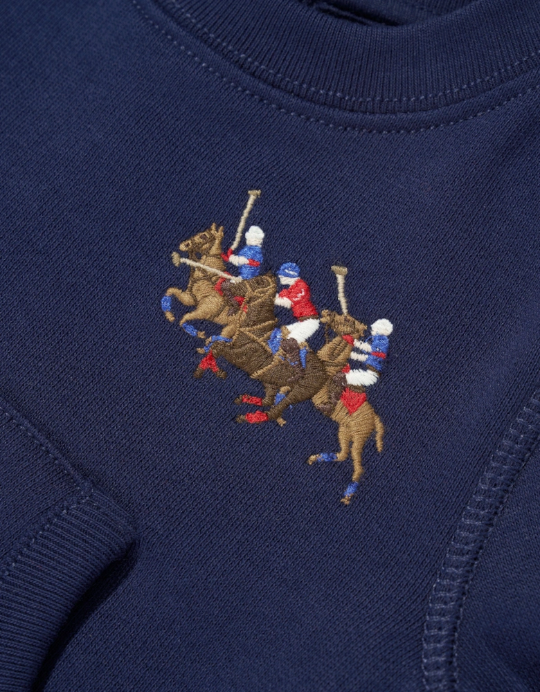 Baby Boys Polo Player Tracksuit in Navy