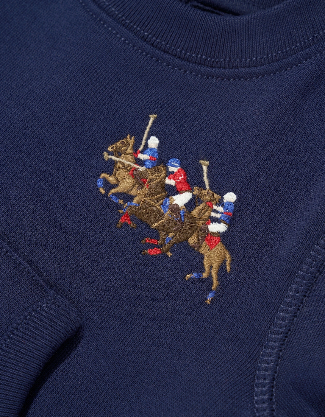 Baby Boys Polo Player Tracksuit in Navy