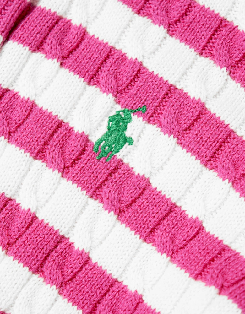 Baby Girls Cardigan and Pants Set in Pink